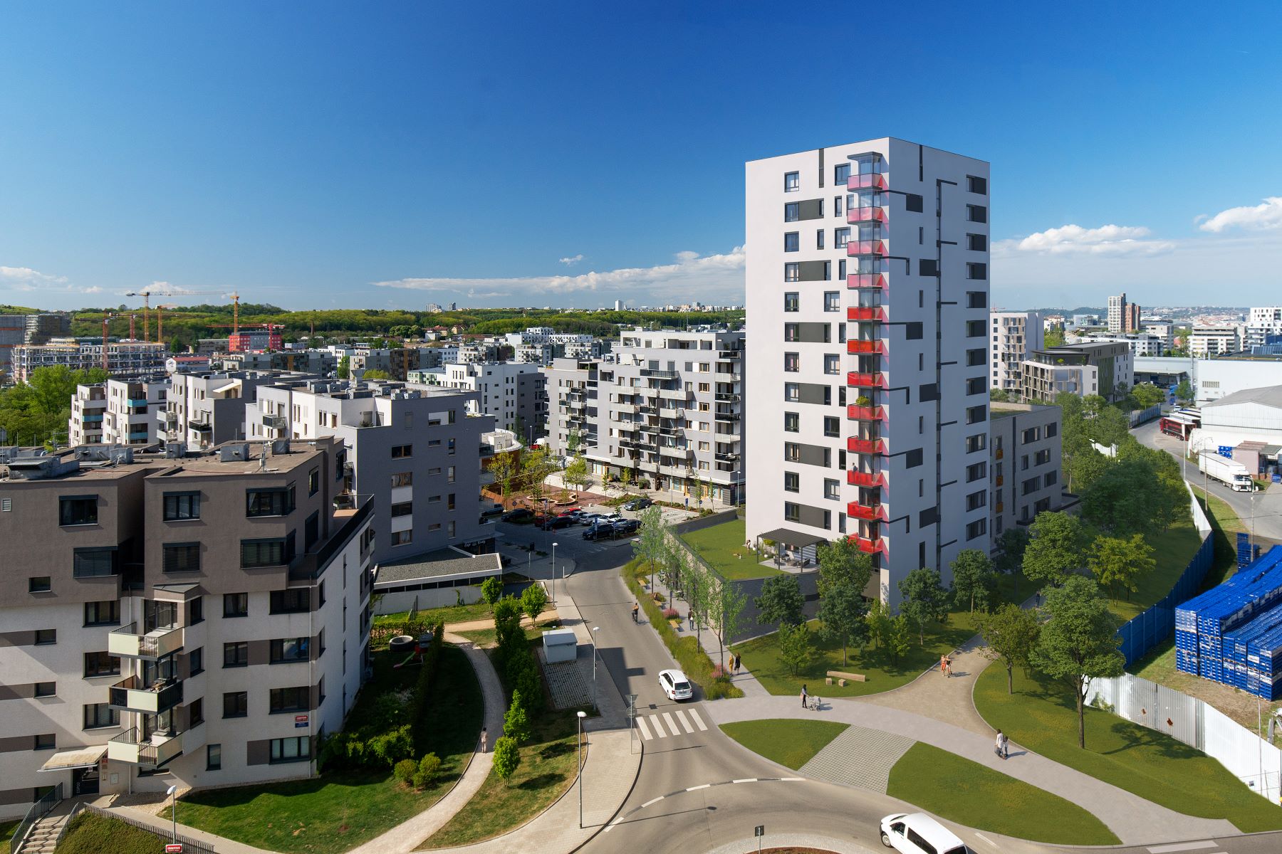 Další hrubá stavba hotová: YIT pokročila s předposlední etapou Tampere