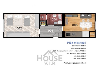 Jeseniova půdorys Vip