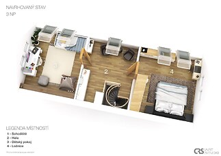 budoucí stav podkroví