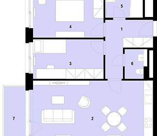 Prostorné 3+kk s balkonem