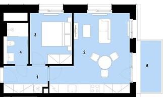 Praktické 2+kk s balkonem