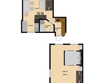 Celkový orintační půdorys