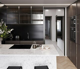 Prosvětlený byt 2+kk s balkonem, 5. NP