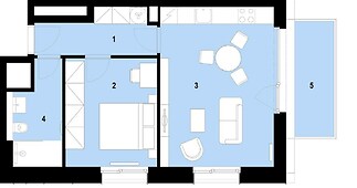 Praktické 2+kk s balkonem