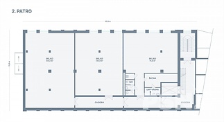 Komerční hala - Komárovské nábřeží Brno