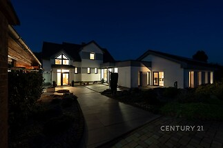 Noční pohled na dům