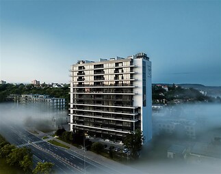 Komerční prostory s terasou o celkové ploše 95,8 m² ve 3. podlaží budovy