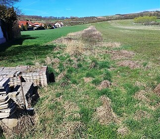 výhled na hory s venkovský pohled