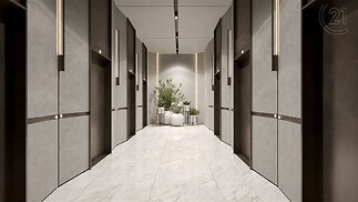 One River Point - lift lobby