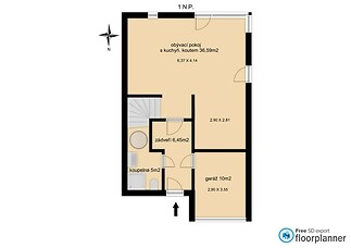 plánek 1NP