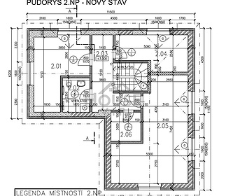 BD Roztoky pudorys 2NP new