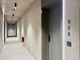 chodba a vstup do bytu 605
