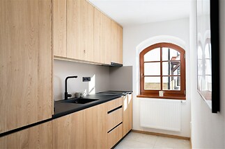 Prodej apartmánu č. 15, 2+kk, 60,1 m² ve stavu FIT OUT