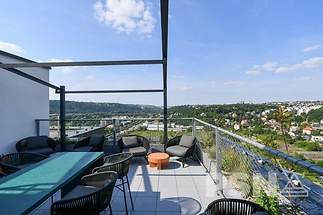 Moderní loft 2+kk s balkonem ve Vanguard Prague
