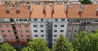 vizualizace po namontování výtahu
