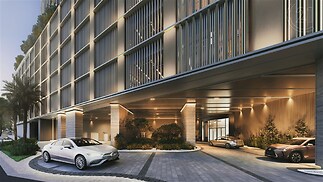One River Point - arrival view