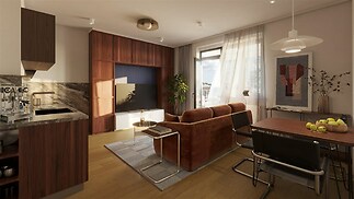 Prostorný byt 2+kk na Žižkově