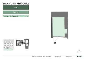 Sklep - Fryčajova, Brno