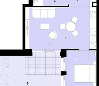 Praktické 2+kk s předzahrádkou