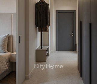 KAR5_vizualizace navrhované dispozice_A4.5 chodba směr vstup