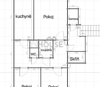 Půdorys 2 patro
