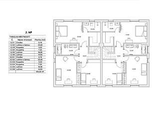 Půdorys 2. NP