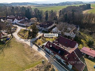 Letecký pohled na dům