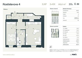 Bytová jednotka č. 52