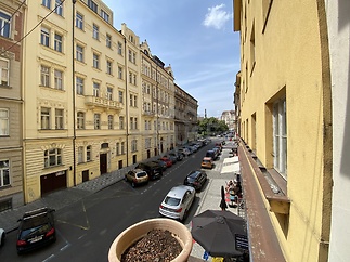 Výhled z balkonu
