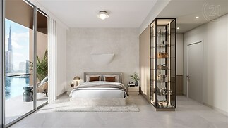 One River Point - typical bedroom