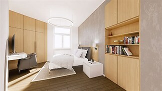 vizualizace ložnice