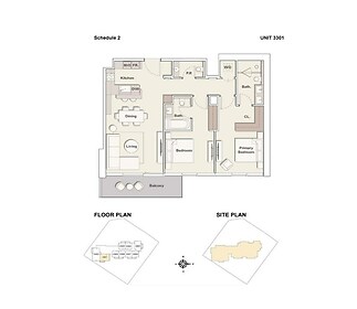 The Highgrove - floor plan_unit 3301