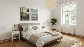 ložnice vizualizace