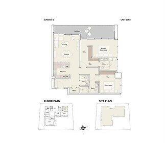The Crestmark - floor plan unit 2002