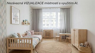 Pokoj - využití jako dětský pokoj (vizualizace).