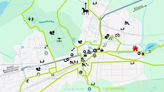 skvělá vybavenost lokality - sport a volný čas