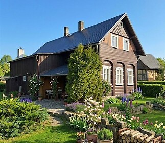 opravený dům pohled ze zahrady vizualizace