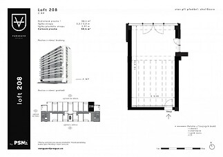 Loft 208 v rezidenci VANGUARD