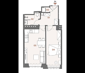 Prostorný byt 2+kk na Žižkově