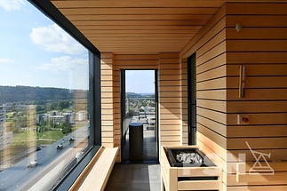 Moderní loft 2+kk s balkonem ve Vanguard Prague