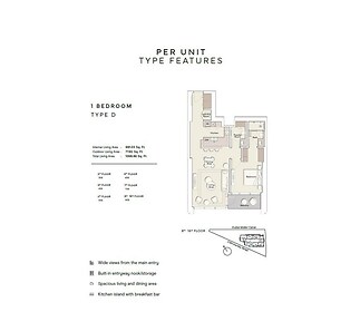 One River Point - floor plan unit 808