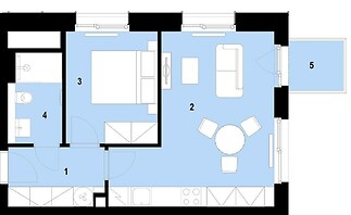 Praktické 2+kk s balkonem