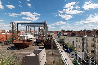 Mezonetový byt se střesní terasou