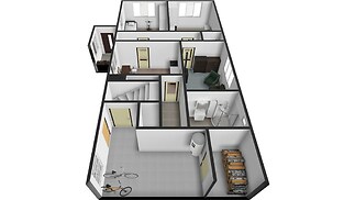 POHLED SEVERNÍ STRANA