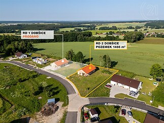 RD2 Dobšice pohled z výšky