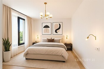 Ložnice - virtuální homestaging