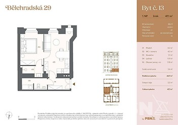Bytová jednotka č. 13