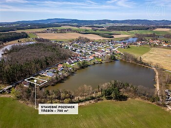 Stavební pozemek Třebín - 795 m2