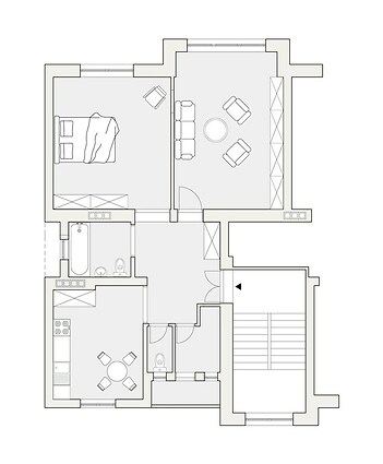 Prostorný byt 3+kk s lodžií v širším centru Pardubic