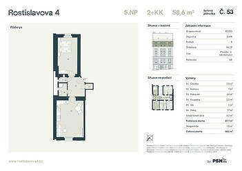 Bytová jednotka č. 53